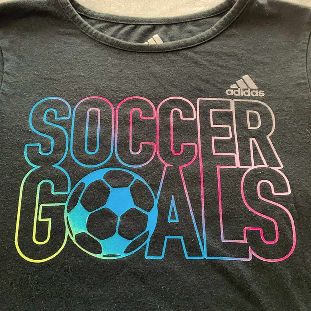 Girls Adidas soccer shirt